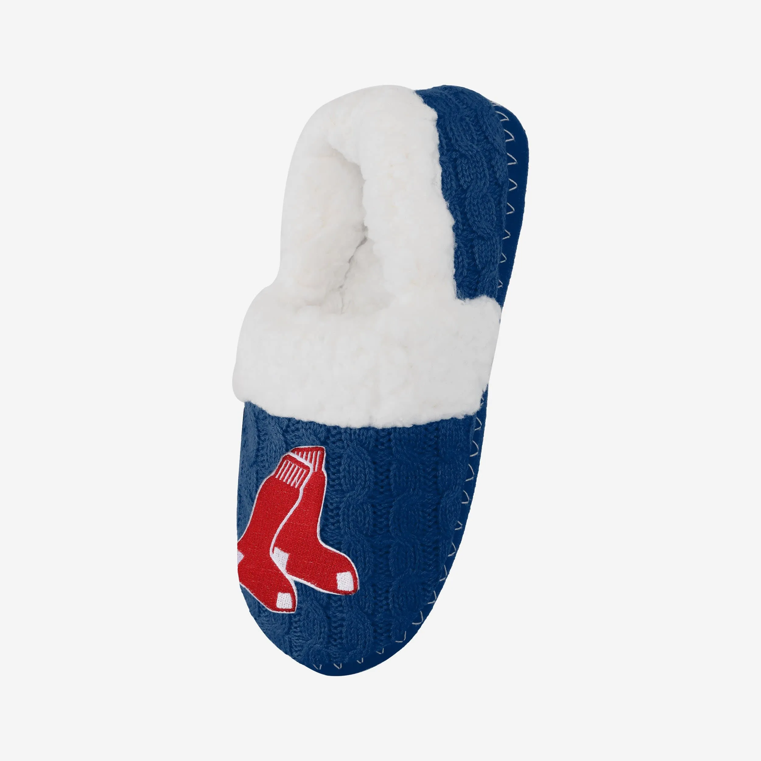 Boston Red Sox Womens Team Color Moccasin Slipper