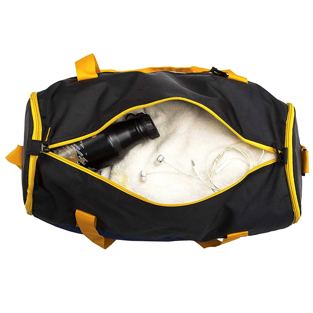 Buddys Duffle Gym Bag 32 Ltr - Navy Blue & Black