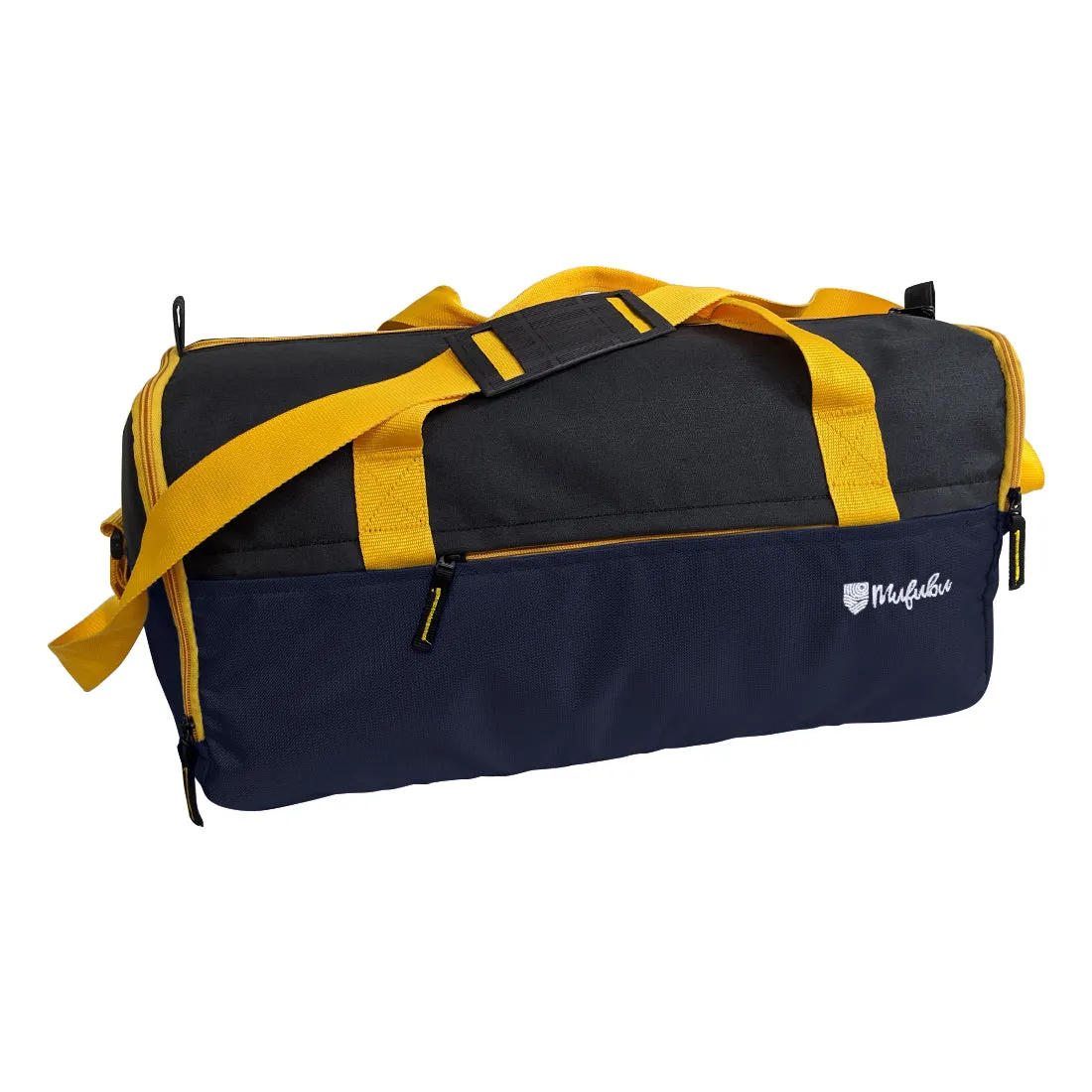 Buddys Duffle Gym Bag 32 Ltr - Navy Blue & Black