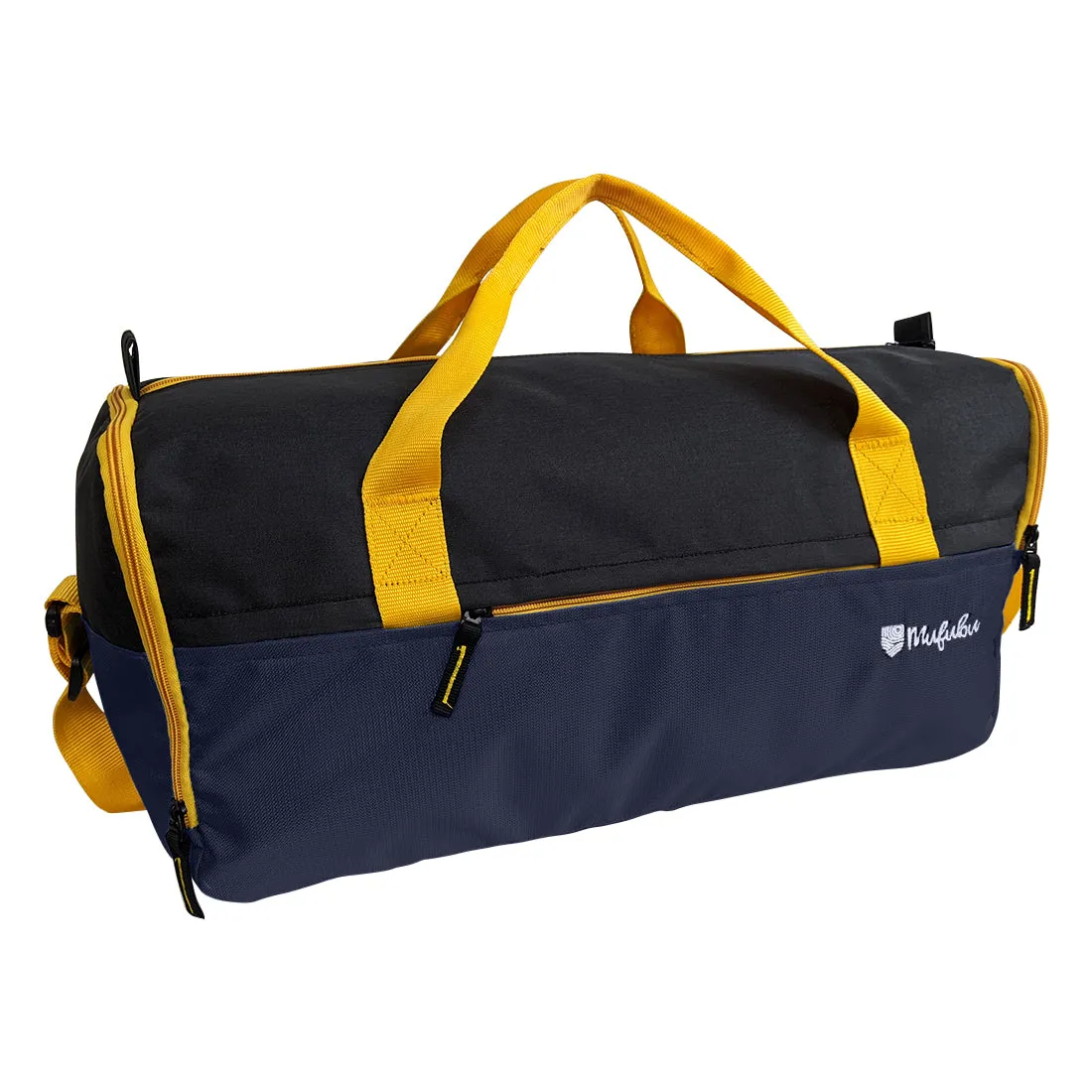 Buddys Duffle Gym Bag 32 Ltr - Navy Blue & Black