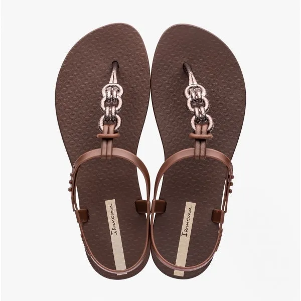 CHARM Ladies Toe Post Sandals Bronze
