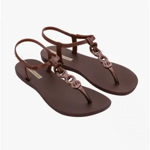 CHARM Ladies Toe Post Sandals Bronze
