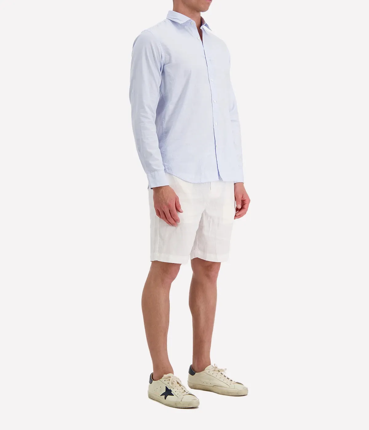 *FINAL SALE* Sammy Men Woven Shirt in Sky