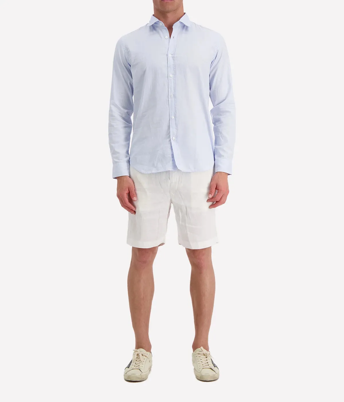 *FINAL SALE* Sammy Men Woven Shirt in Sky