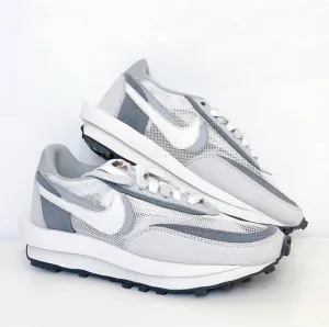 Nike Sacai X Ldwaffle “wolf Grey”