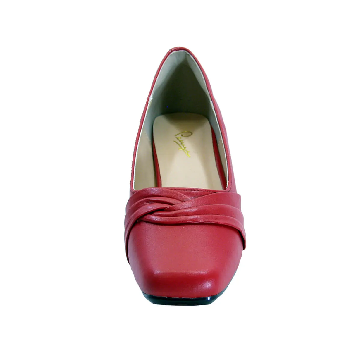 PEERAGE Angela Women's Wide Width Leather Dress Pumps